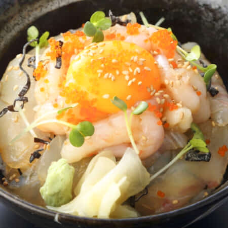 甘海老＆白身魚漬け丼｜赤坂で寿司のテイクアウト・デリバリーなら東京寿司 ITAMAE SUSHI